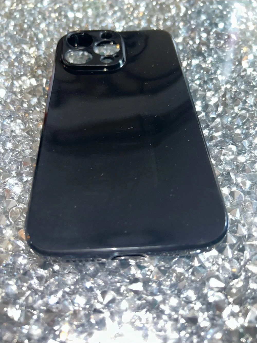 iPhone 15 pro max Black Phone Case - Sleek Protective Cover